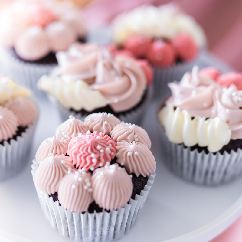 Cupcakes als onderdeel van je Dessert Sweet Table