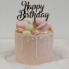 Blush & Gold Drip Cake - Afbeelding 5