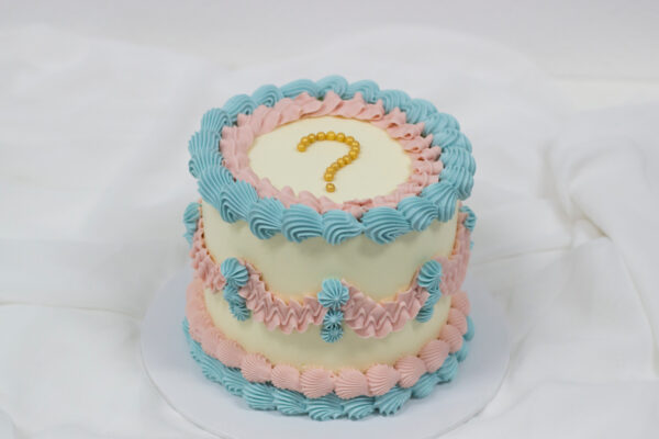 Vintage (gender reveal taart)