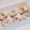 Regenboog cupcakes - Afbeelding 2