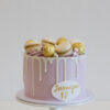 Blush & Gold Drip Cake - Afbeelding 3