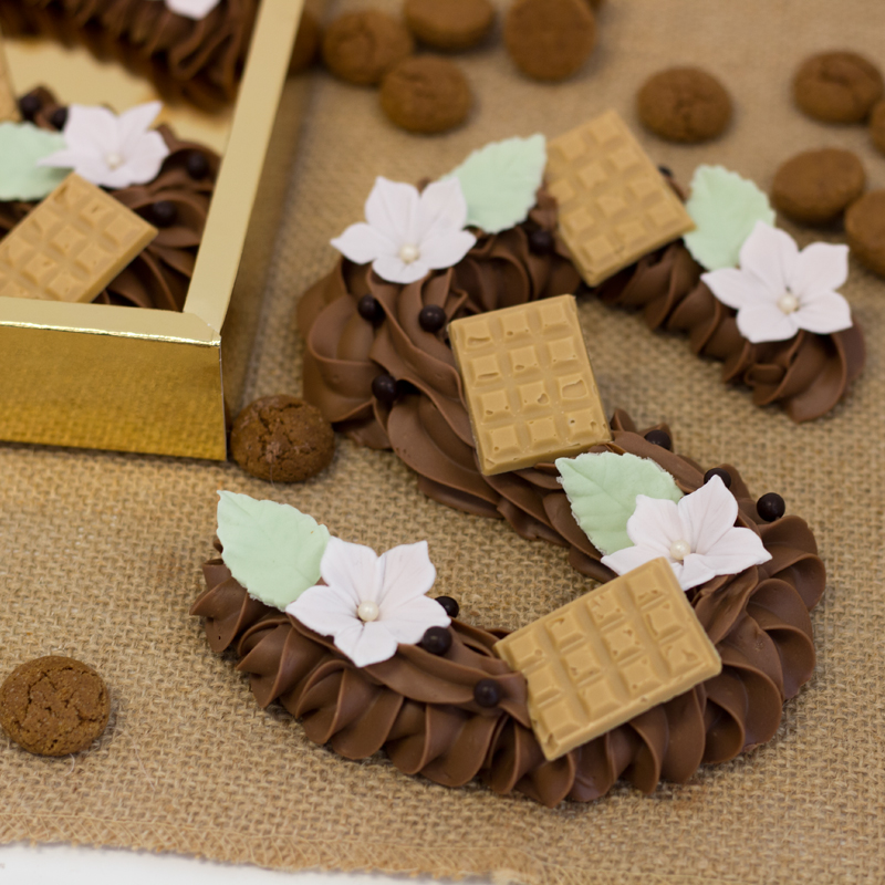 Luxe chocoladeletter van roomchocolade - Afbeelding 7