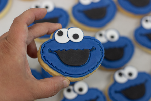 Cookie Monster koekjes