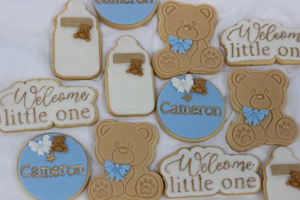 Babyshower koekjes set 1