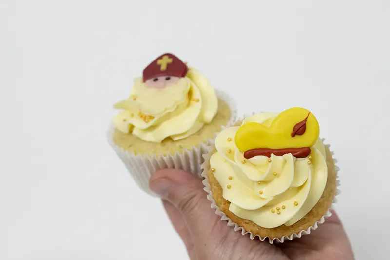 Sinterklaas Cupcakes (box van 6) - Afbeelding 3