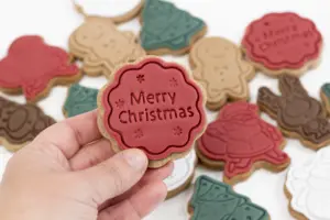 gingerbread kerst koekjes mix van ontwerpen