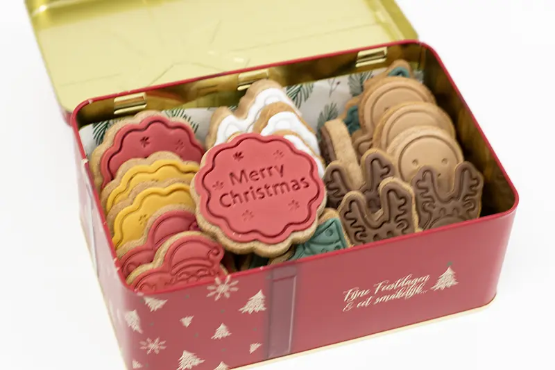 gingerbread kerst koekjes mix van ontwerpen