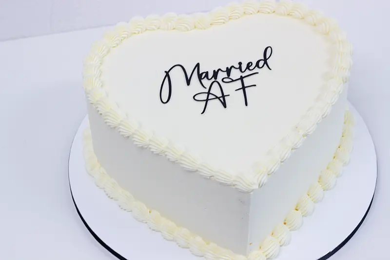 Vintage Lambeth Cake (hart)